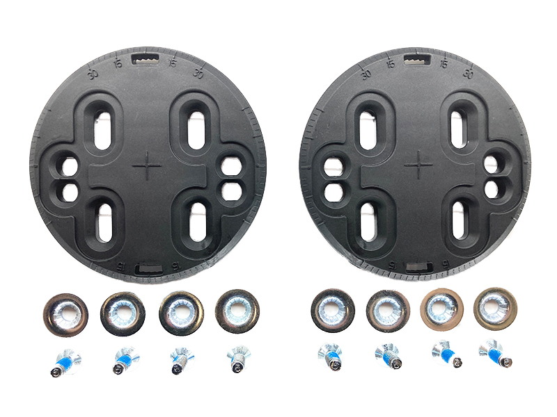 コンボナイロンディスクプレート 4X4/チャネル対応 (両足分) #500